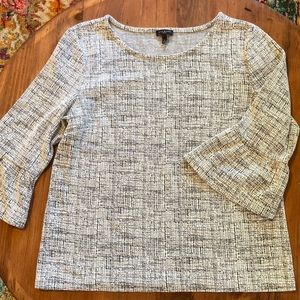 Talbots ruffle sleeve top. Size Lp